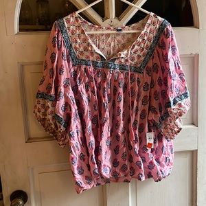 Old Navy dressy bohemian shirt size XXL